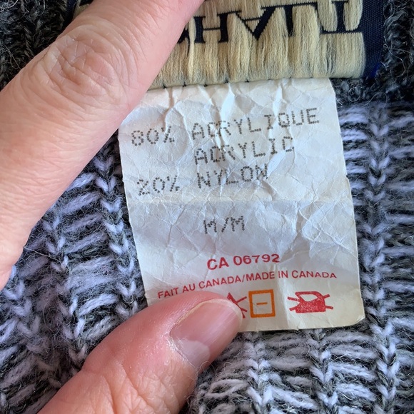 Men’s retro knit Asphalt sweater - Picture 4 of 4